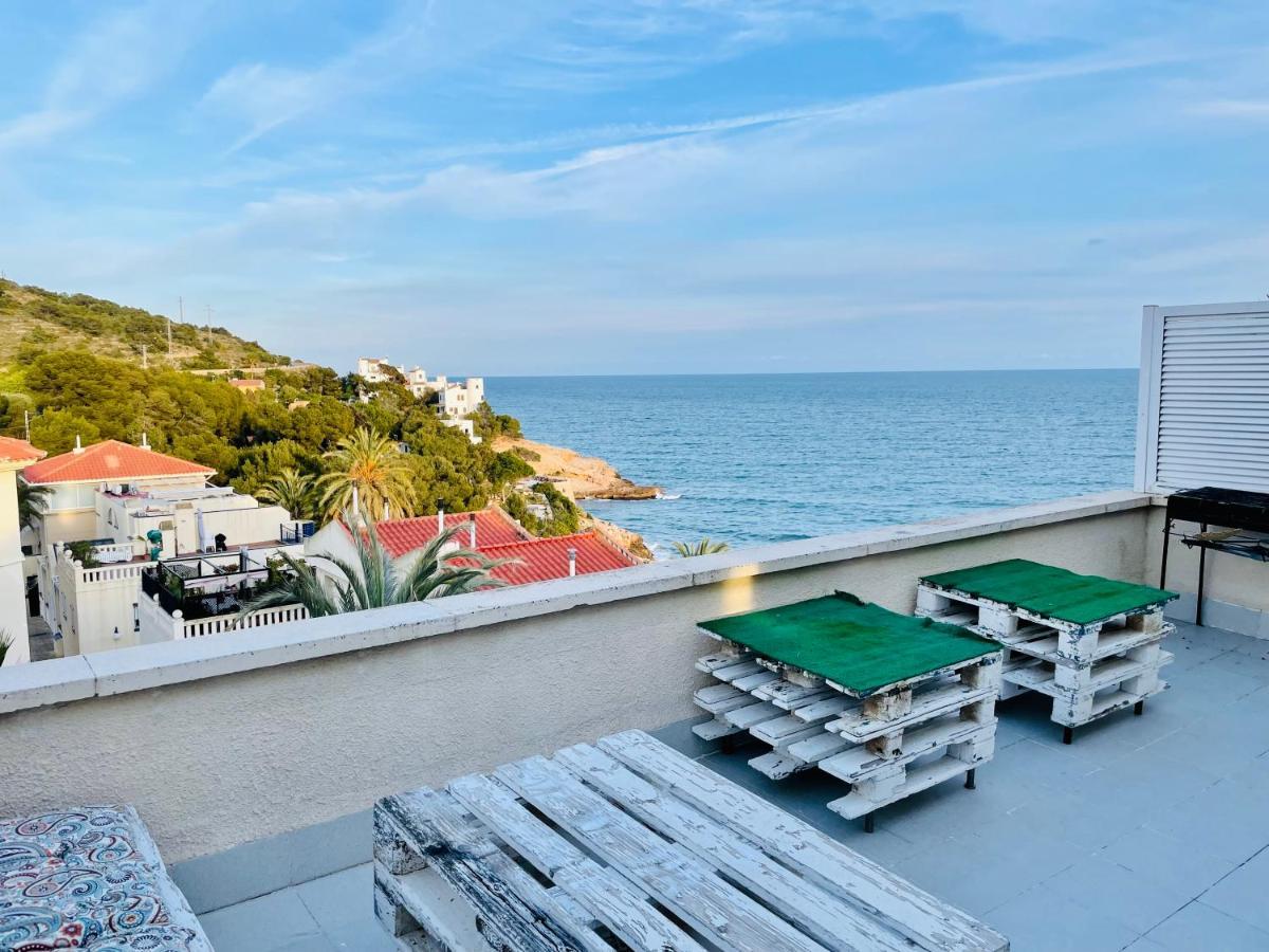 Апартаменты La Marina Seaview Penthouse Сиджес Экстерьер фото
